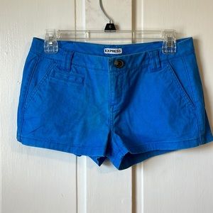 Express shorts. Blue. Size 0
